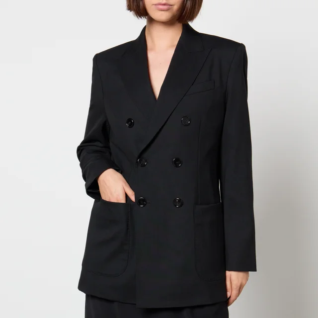 AMI Wool Double-Breasted Blazer