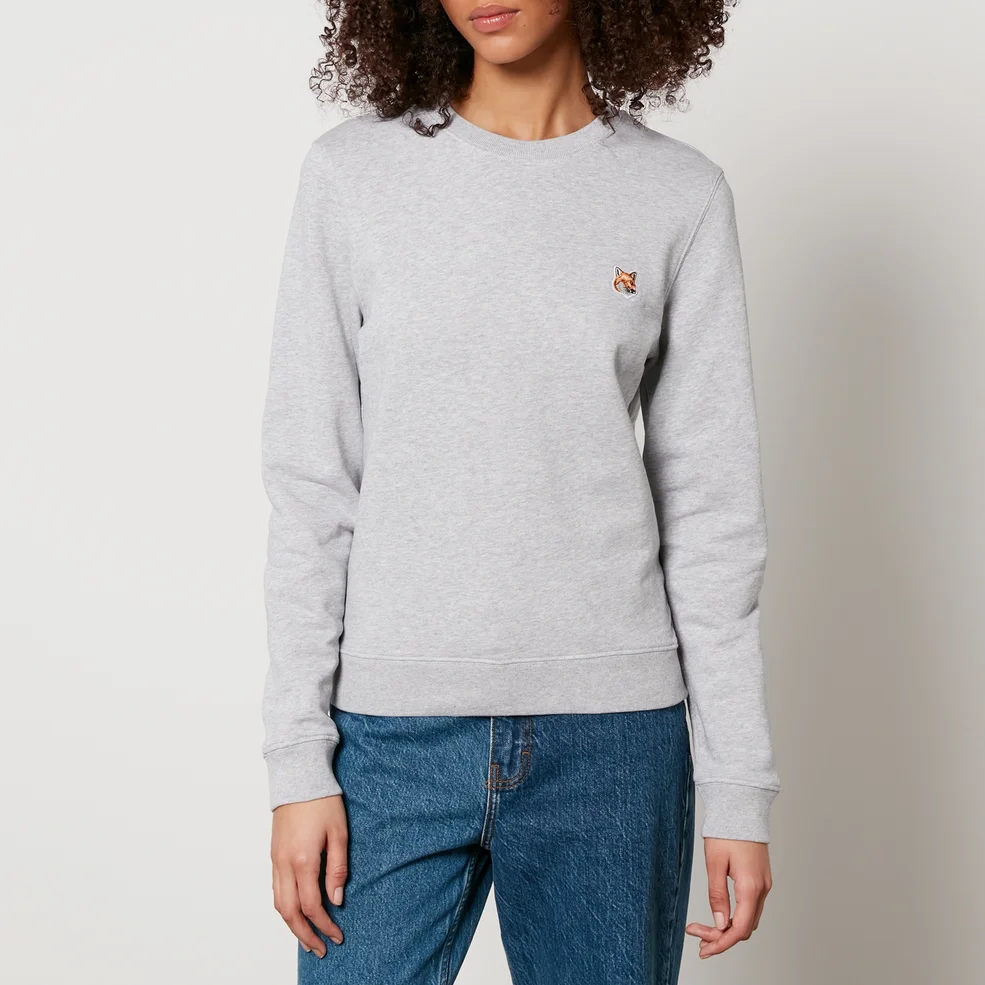 Maison Kitsuné Fox Head Cotton-Jersey Sweatshirt - XS Image 1