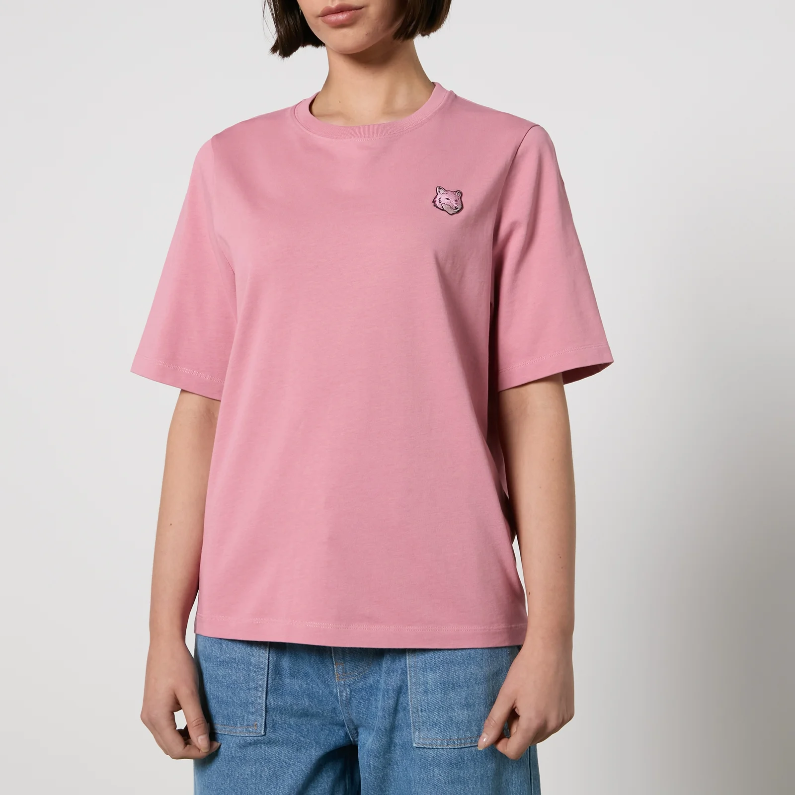Maison Kitsuné Bold Fox Head Patch Comfort Cotton Jersey T-Shirt Image 1