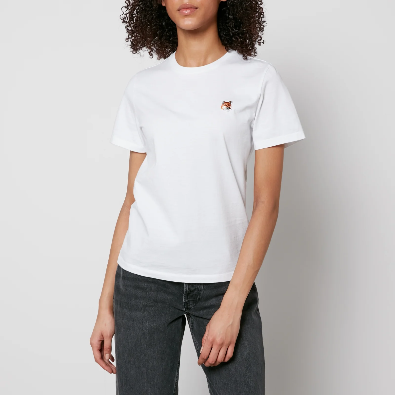 Maison Kitsuné Fox Head Cotton-Jersey T-Shirt Image 1