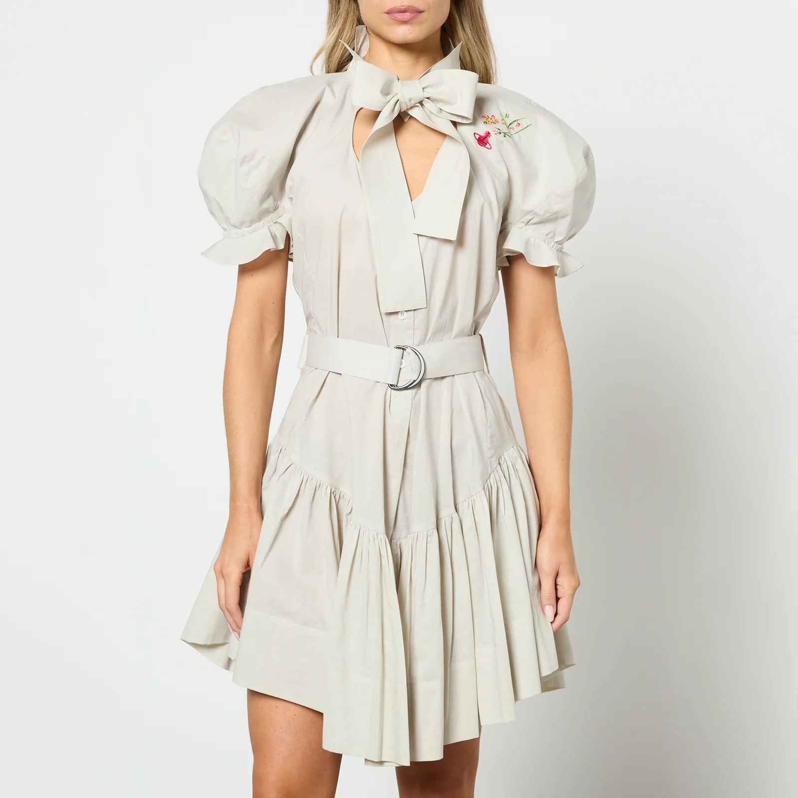 Vivienne Westwood Heart Cotton-Poplin Shirt Dress - UK 12 Image 1
