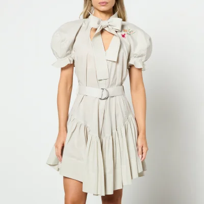 Vivienne Westwood Heart Cotton-Poplin Shirt Dress - UK 12