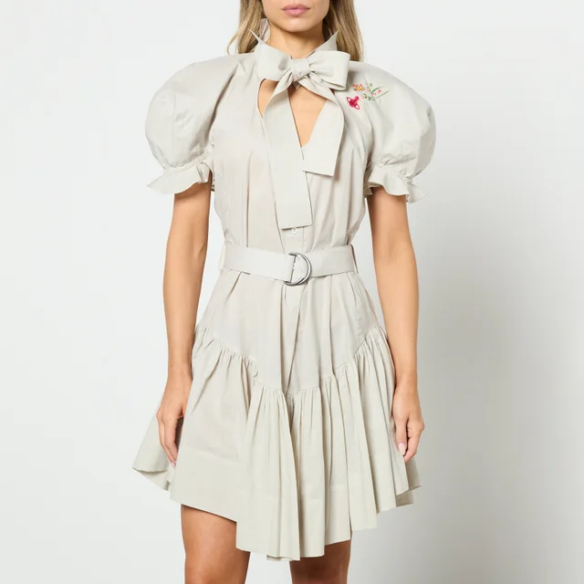 Vivienne Westwood Heart Cotton-Poplin Shirt Dress