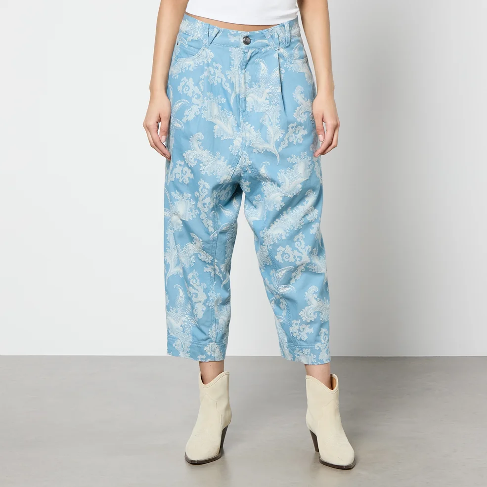 Vivienne Westwood Macca Denim-Jacquard Tapered Jeans Image 1