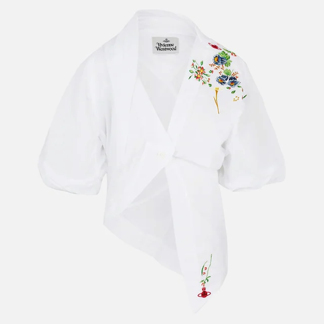 Vivienne Westwood Worth More Floral-Embroidered Denim Jacket