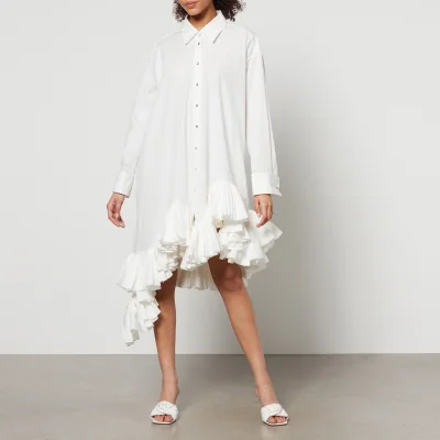 Marques Almeida Oversized Cotton-Poplin Shirt Dress - S