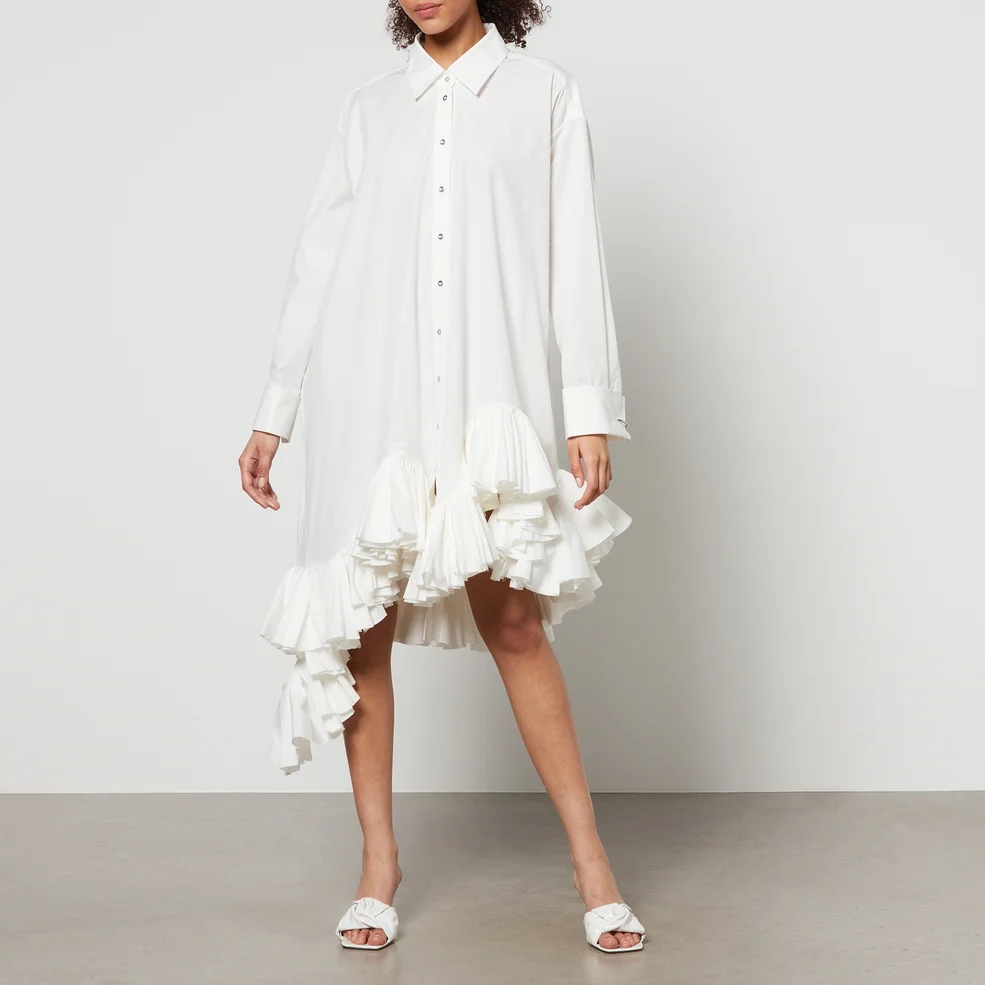 Marques Almeida Oversized Cotton-Poplin Shirt Dress - S Image 1