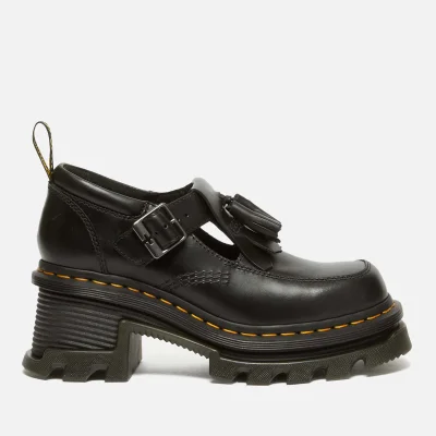 Dr. Martens Women's Corran Leather Heeled Mary-Jane Shoes - UK 3