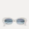 Vivienne Westwood Women's Pearl Cat Eye Sunglasses - Gloss White Pearl - Image 1