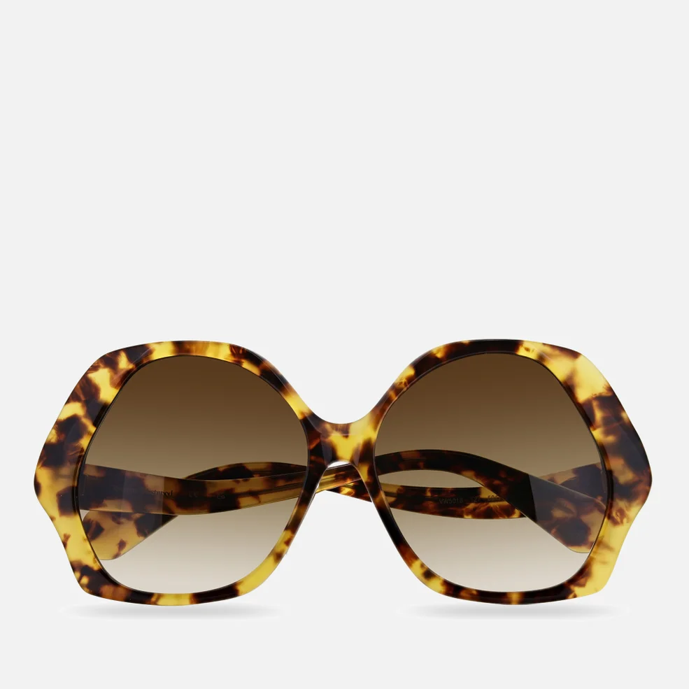Vivienne Westwood Sophia Acetate Hexagonal-Frame Sunglasses Image 1