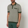Percival Casa Martini Cotton-Jacquard Polo Shirt - XL - Image 1