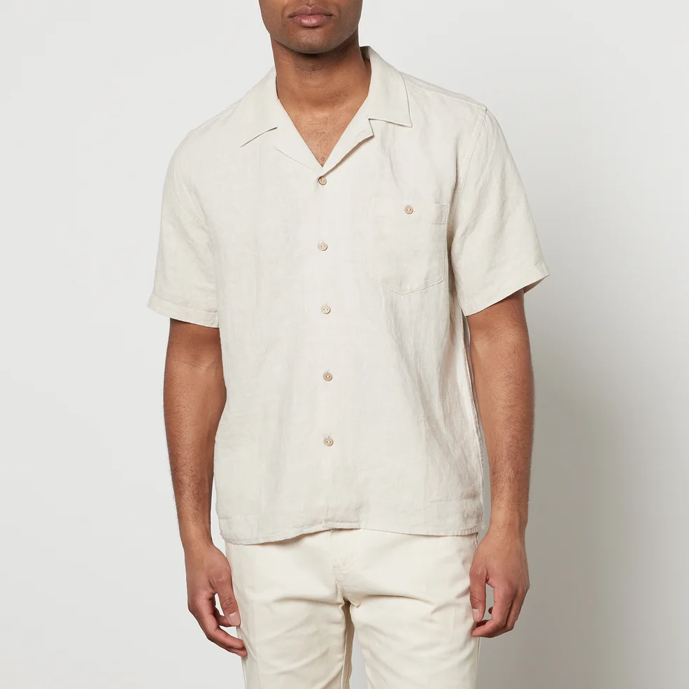 Percival Linen Cuban Shirt - S Image 1