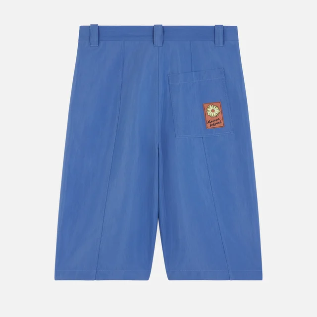 Maison Kitsuné Topstitch Cotton-Blend Bermuda Shorts