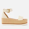 See By Chloé Women's Glyn Leather Flatform Espadrille Sandals - 3 - Image 1