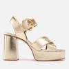 See By Chloé Women's Lyna Leather Platform Heeled Sandals - 3 - Image 1