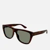 Gucci Minimal Logo Acetate Square-Frame Sunglasses - Image 1