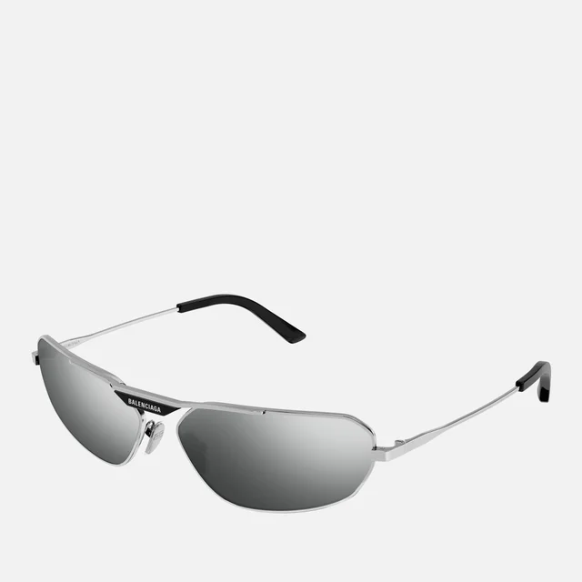 Balenciaga Mirrored Acetate Cat Eye Sunglasses
