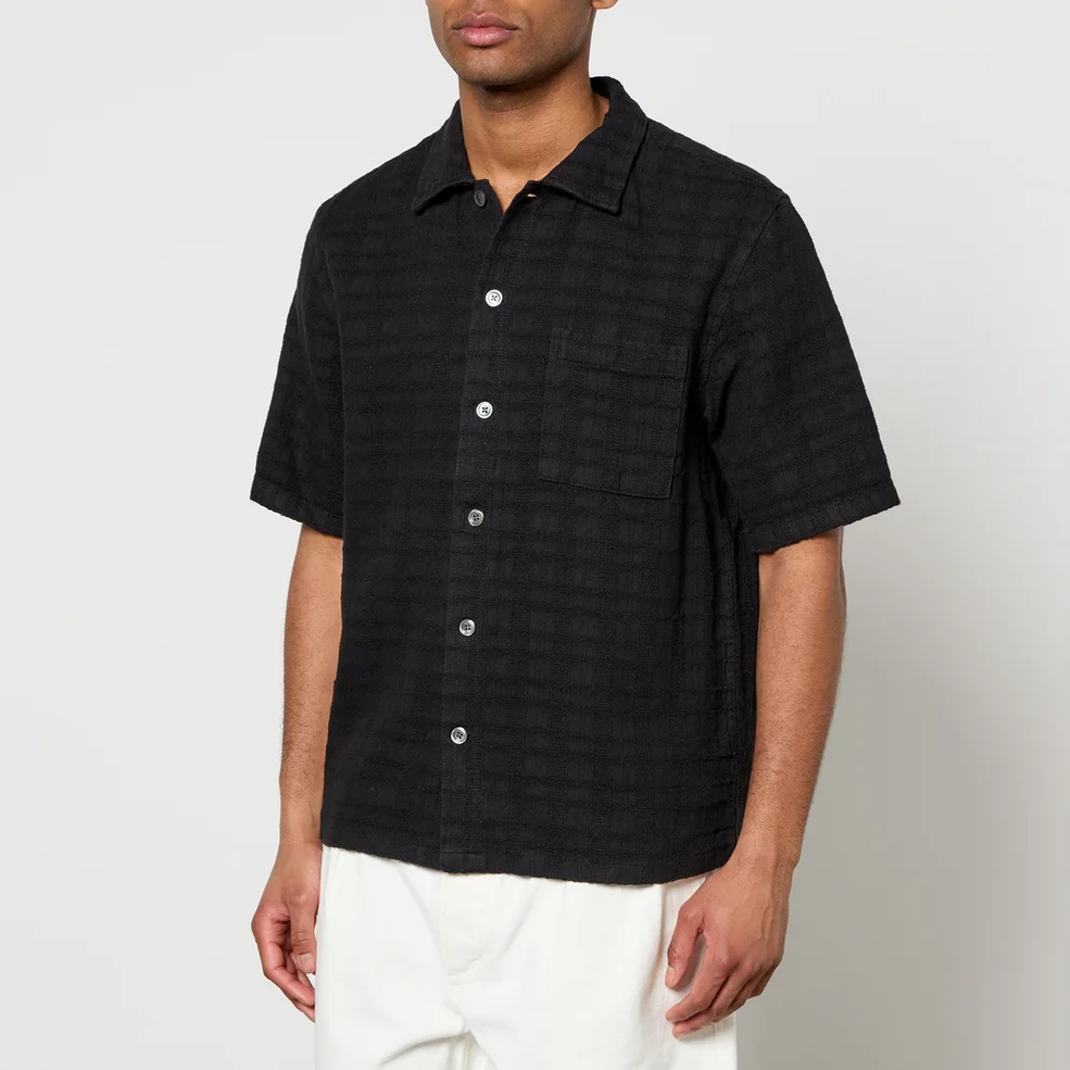 Sunflower Spacey Linen and Cotton-Blend Shirt - XL Image 1