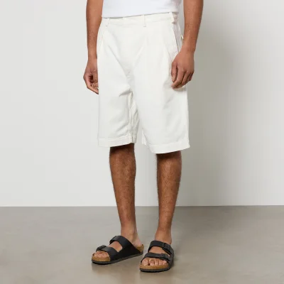 Sunflower Pleated Cotton-Twill Shorts - IT 52/XL