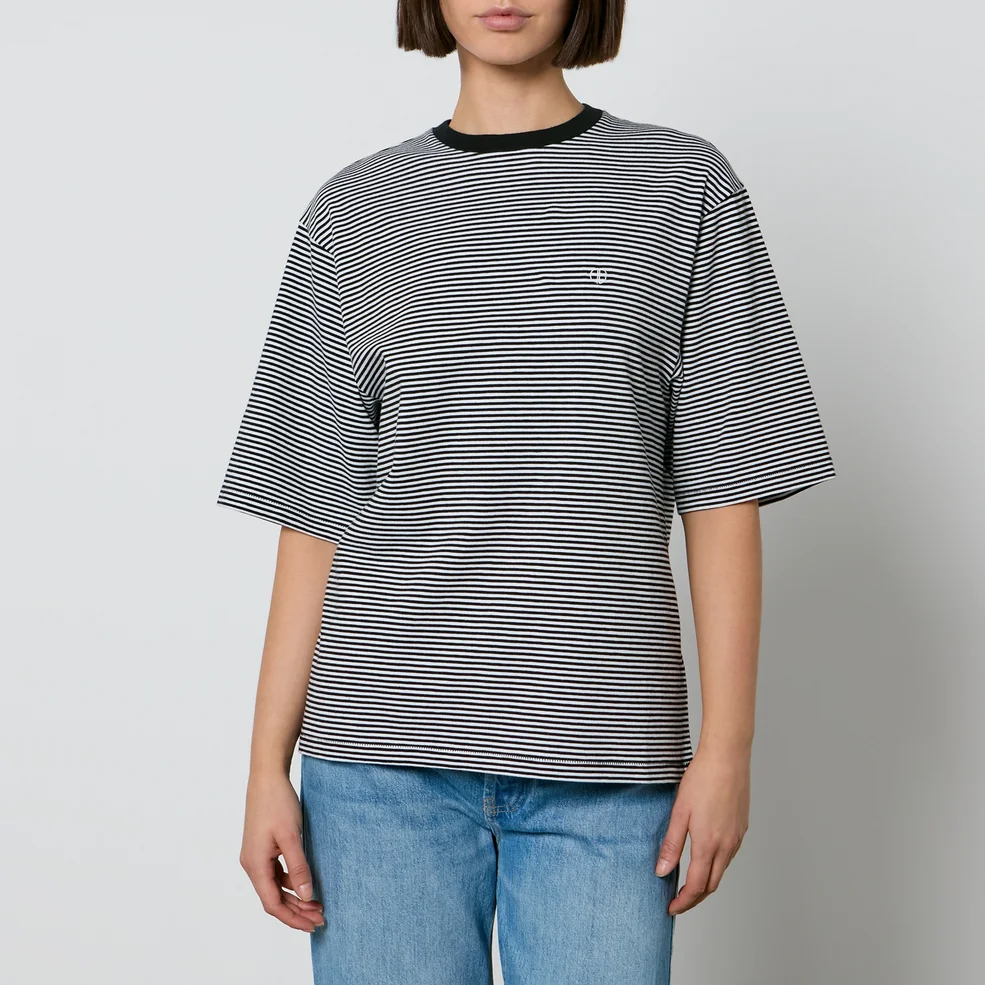 Anine Bing Bo Stretch Organic Cotton T-Shirt - XS Image 1