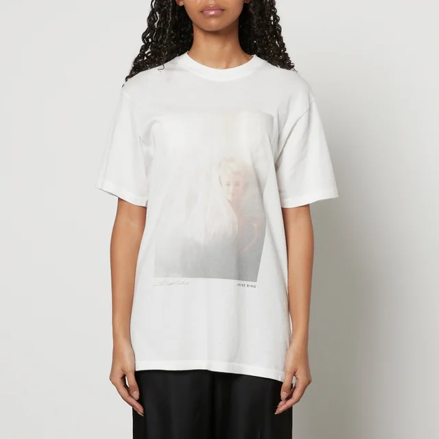 Anine Bing Lili Ab X Mm X Dk Logo Cotton T-Shirt