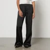 Anine Bing Aden Silk-Satin Wide-Leg Trousers - XS - Image 1