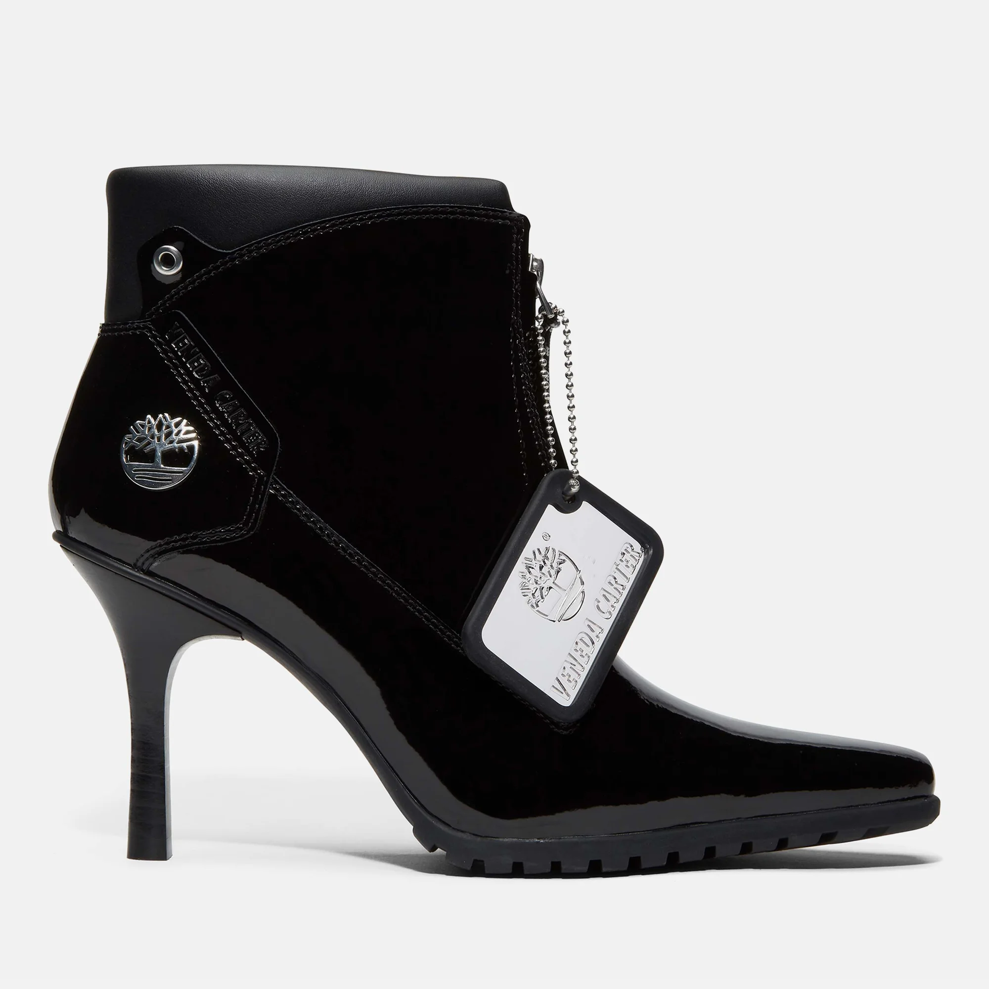 Timberland X Veneda Carter Women's Premium Mid Zip Up Boots - Black - UK 7 Image 1