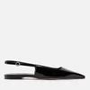 Aeyde Women's Fedora Patent Leather Slingback Flats - Image 1