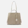 Tod's Large Canvas and Jacquard Tote Bag - Image 1