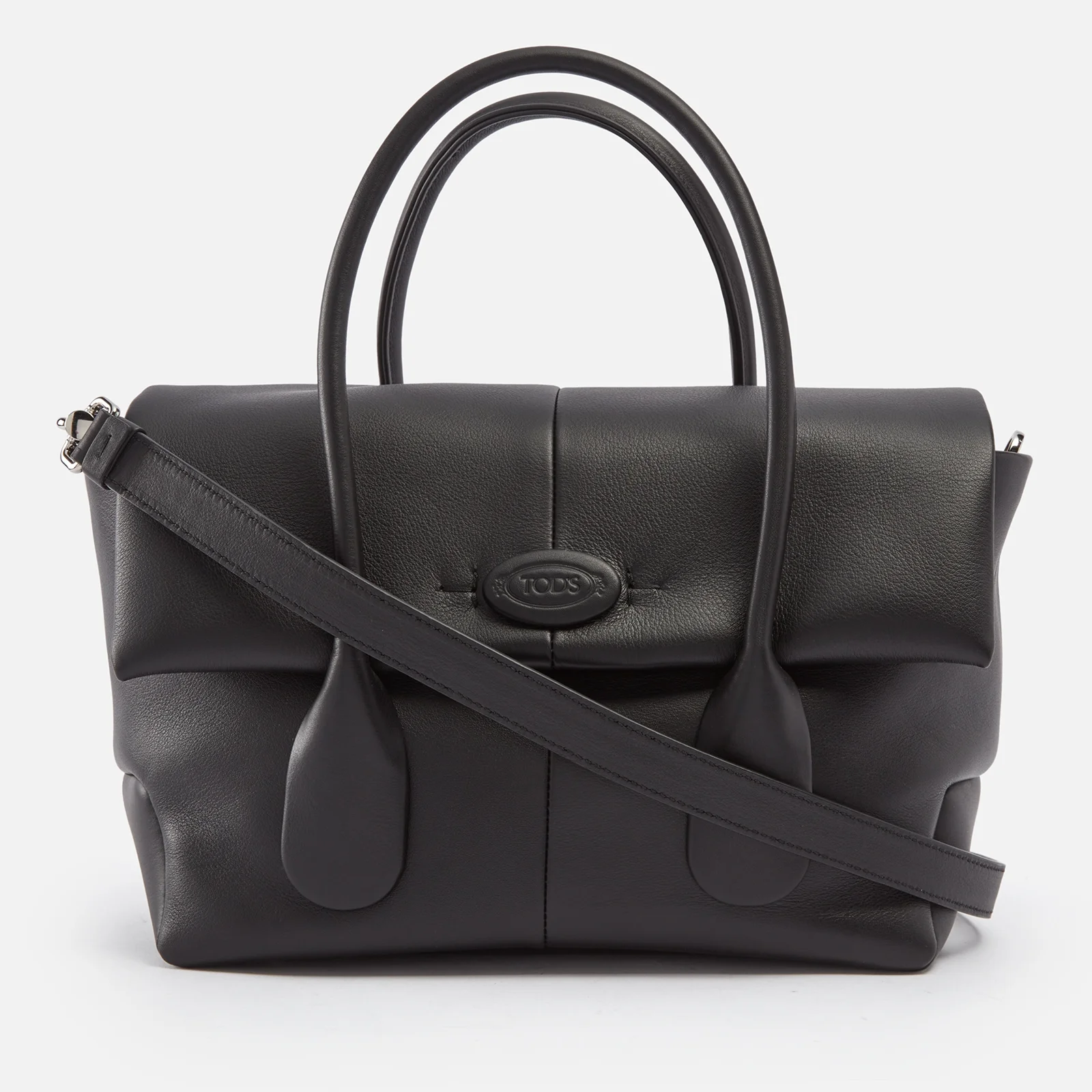 Tod's Small Di Reverse Leather Tote Bag Image 1