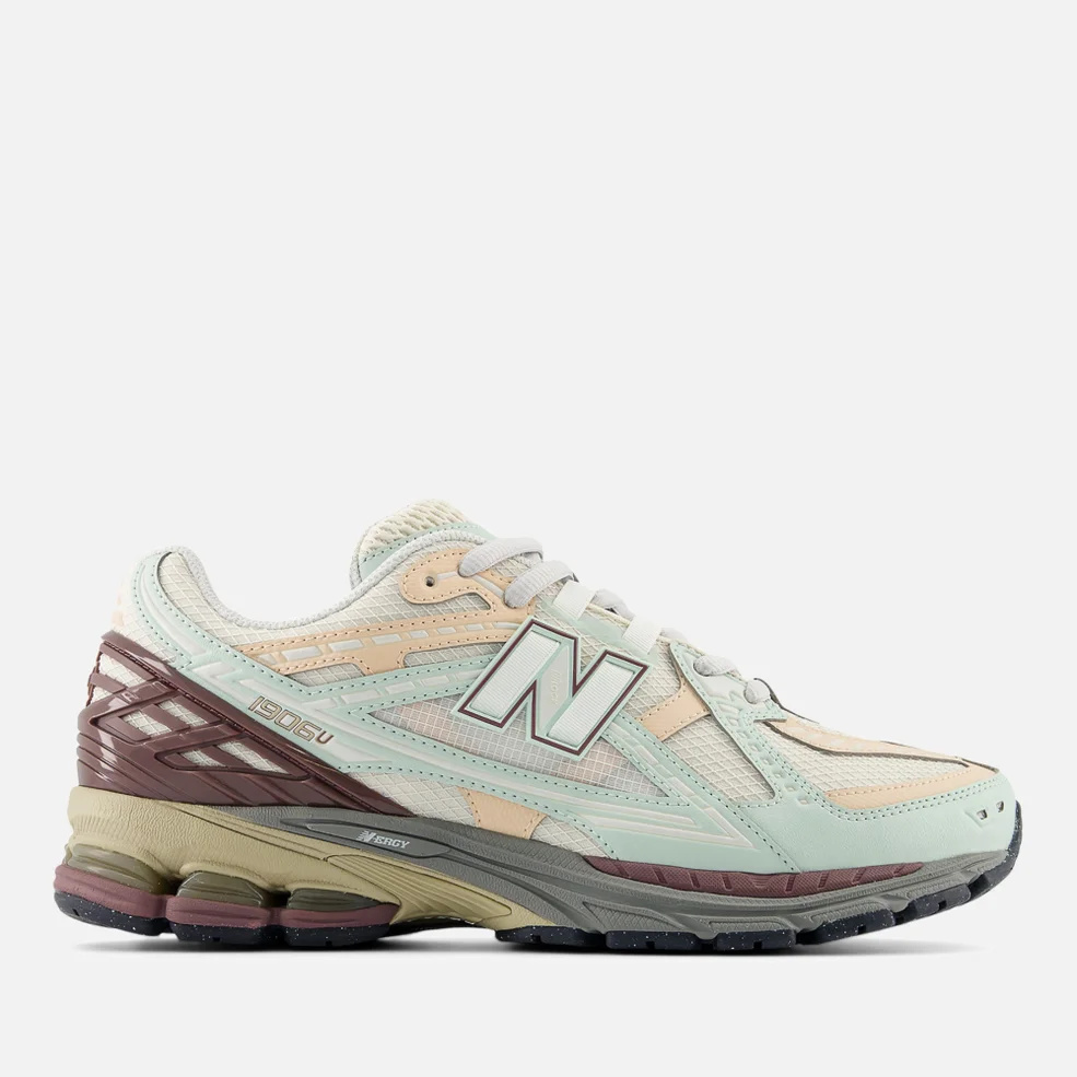 New Balance Women's 1906 Faux Leather and Mesh Trainers Image 1