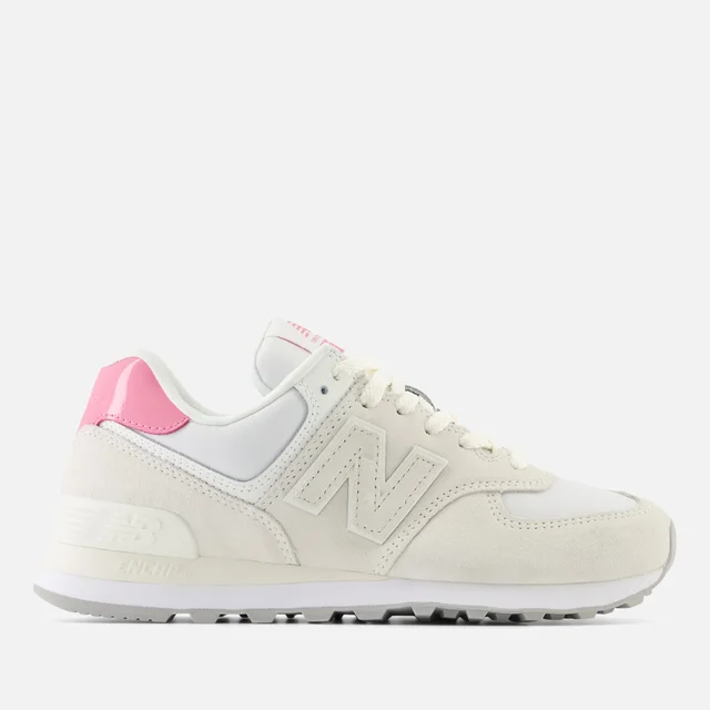 New Balance Women's 574 Suede and Mesh Trainers