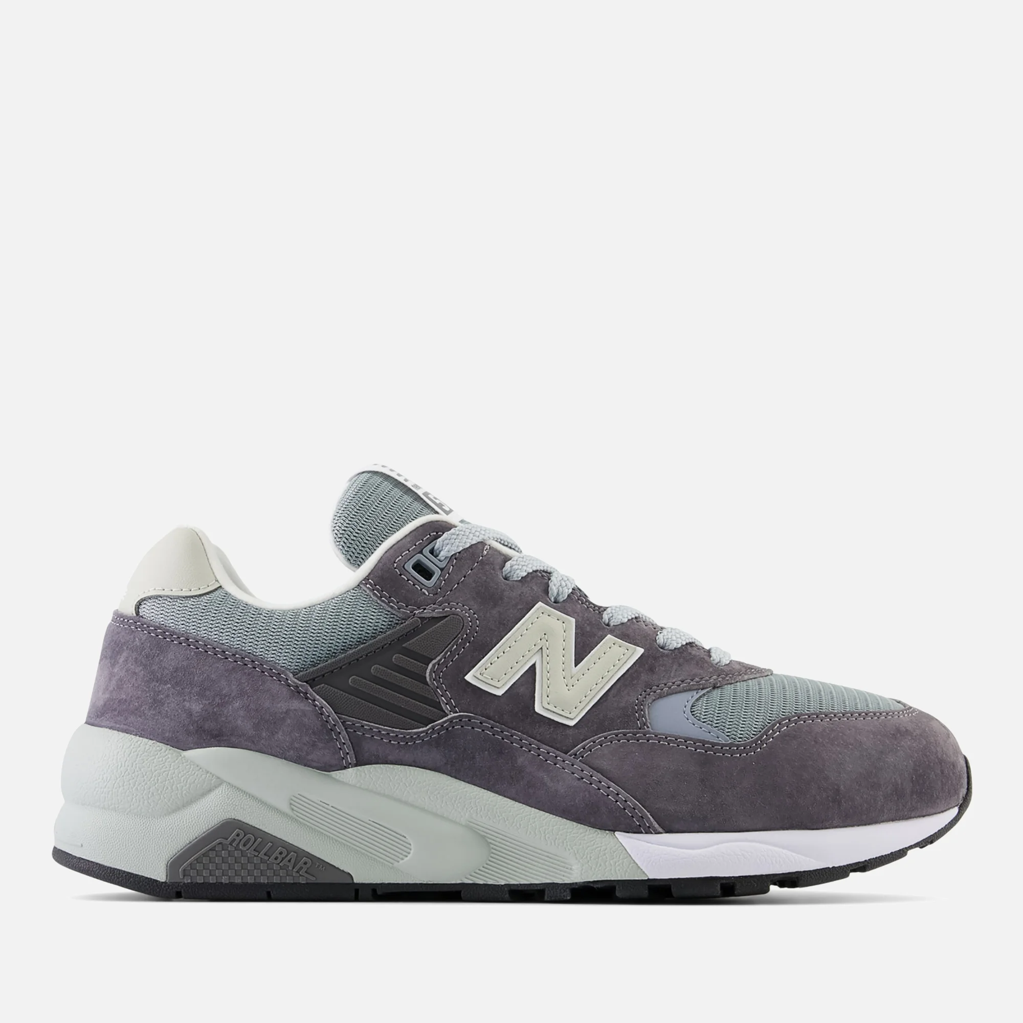 New Balance Men's 580 Suede and Mesh Trainers - UK 7 Image 1