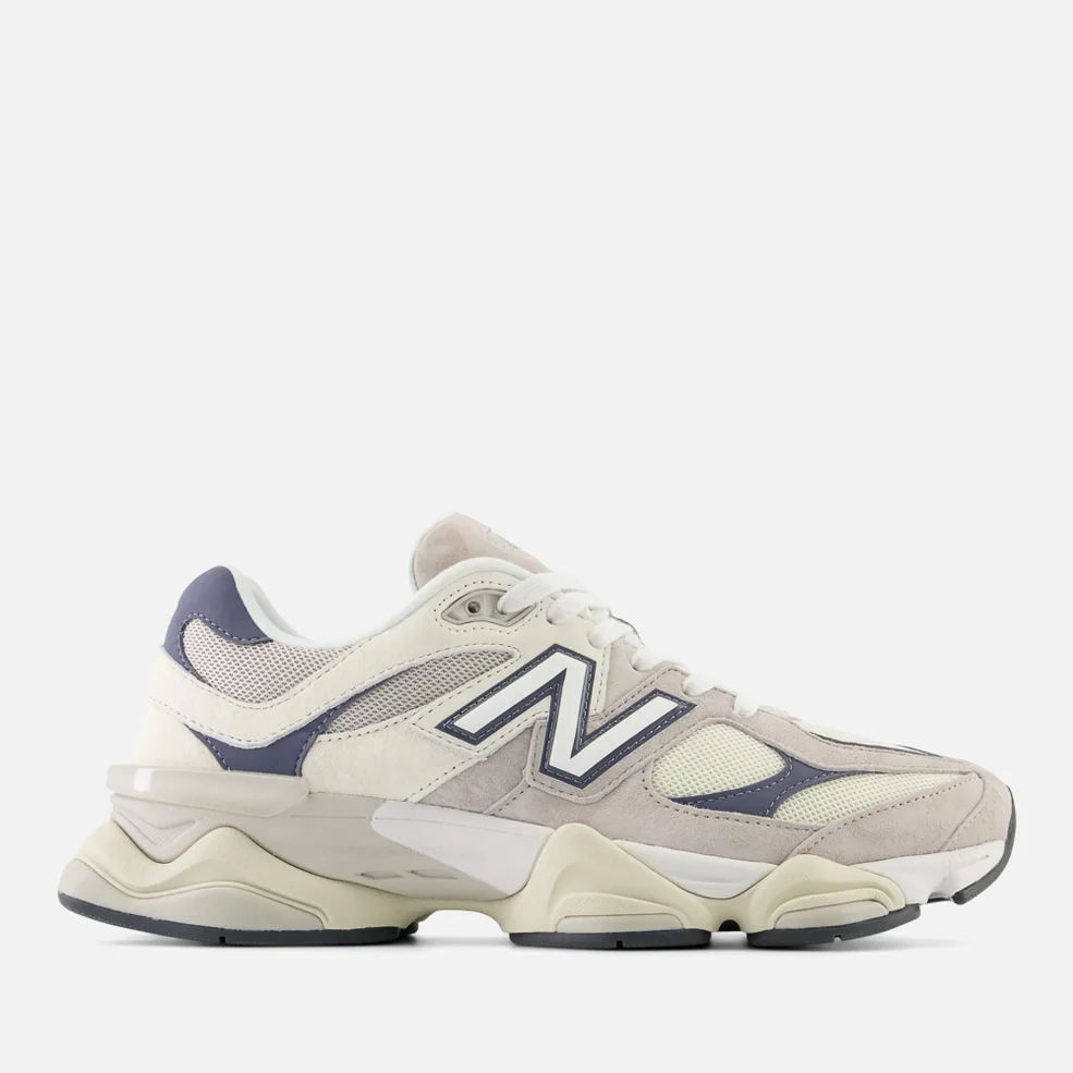 New Balance Men's 9060 Suede and Mesh Trainers Image 1