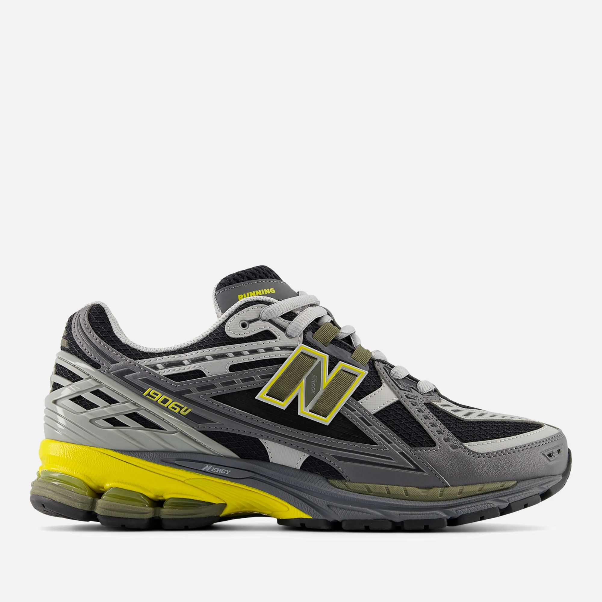 New Balance Men's 1906 Faux Leather and Mesh Trainers - UK 7 Image 1
