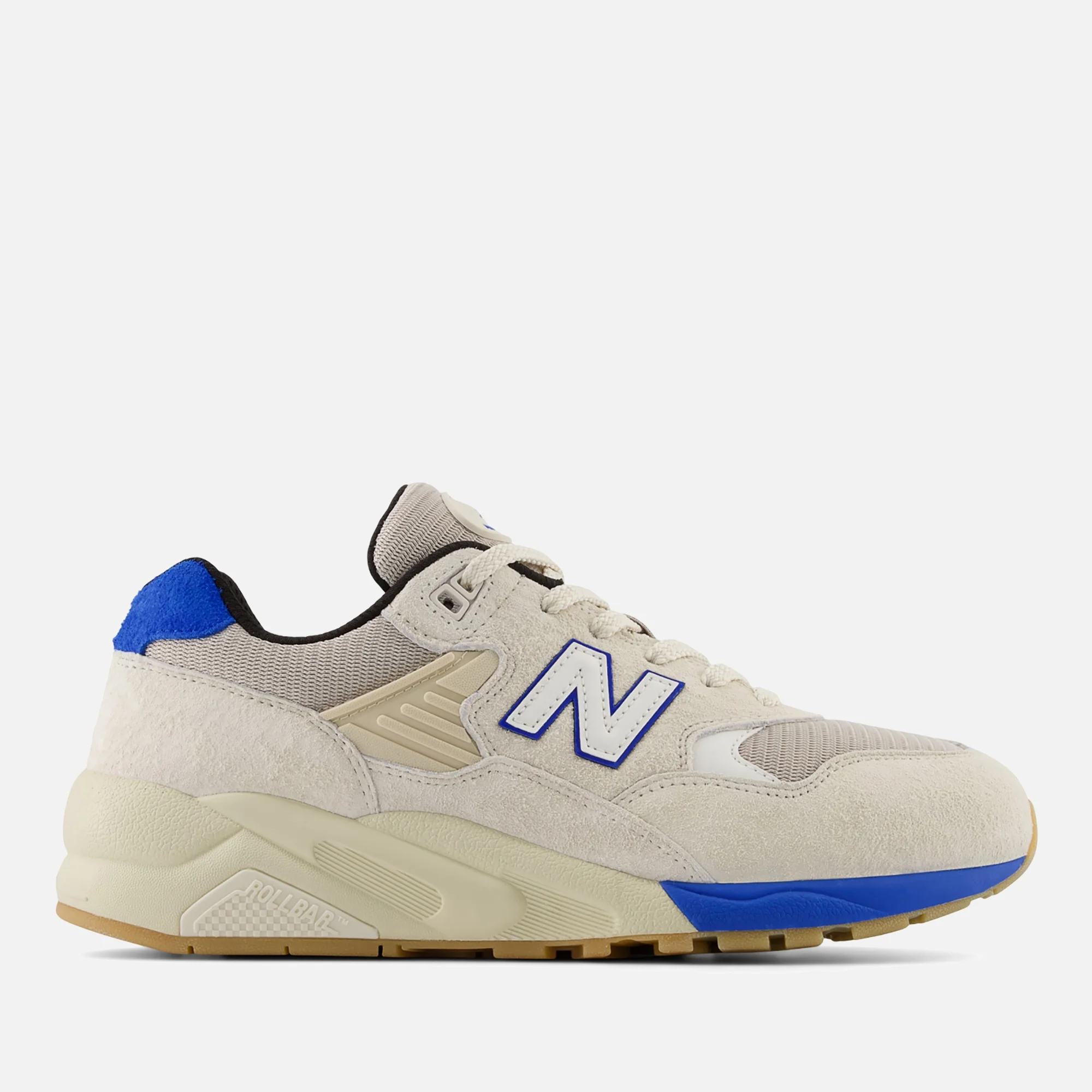 New Balance Men's 580 Suede and Mesh Trainers Image 1