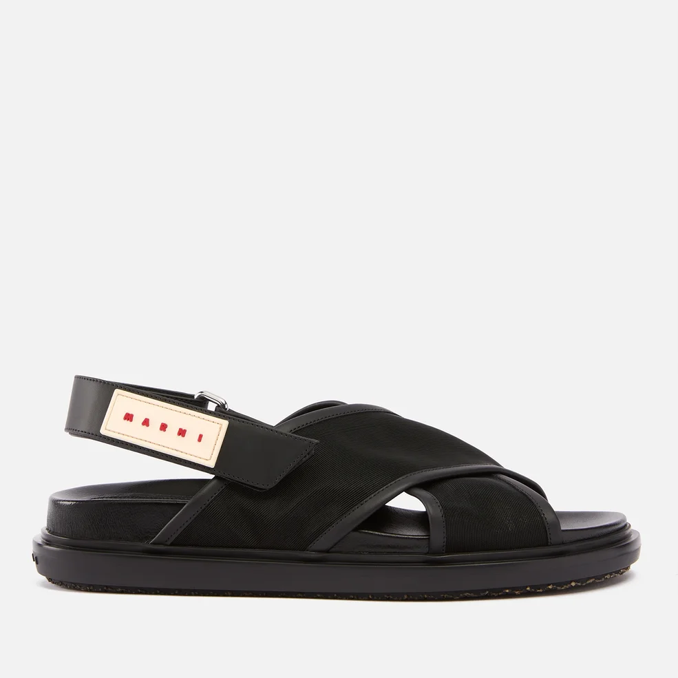 Marni Women's Fussbett Mesh and Leather Sandals - UK 7 Image 1