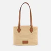 Strathberry The Strathberry Raffia and Leather Basket Bag - Image 1