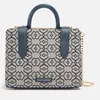 Strathberry Monogram Nano Leather-Trimmed Tote Bag - Image 1