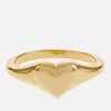 Astrid & Miyu Heart 18K Gold-Plated Sterling Silver Signet Ring - Image 1