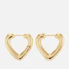 Astrid & Miyu Heart 18K Gold-Plated Sterling Silver Hoops - Image 1