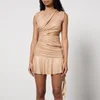De La Vali Hotfix Sequined Stretch-Jersey Mini Dress - Image 1