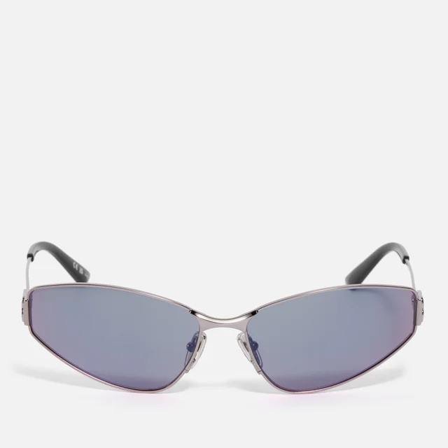 Balenciaga Mercury Metal Cat-Eye Sunglasses