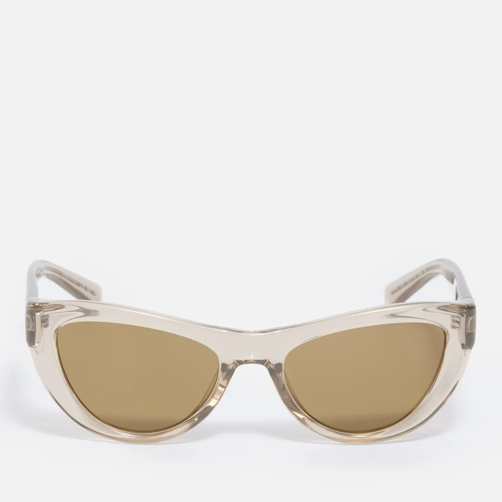 Saint Laurent Script Acetate Cat-Eye Sunglasses Image 1