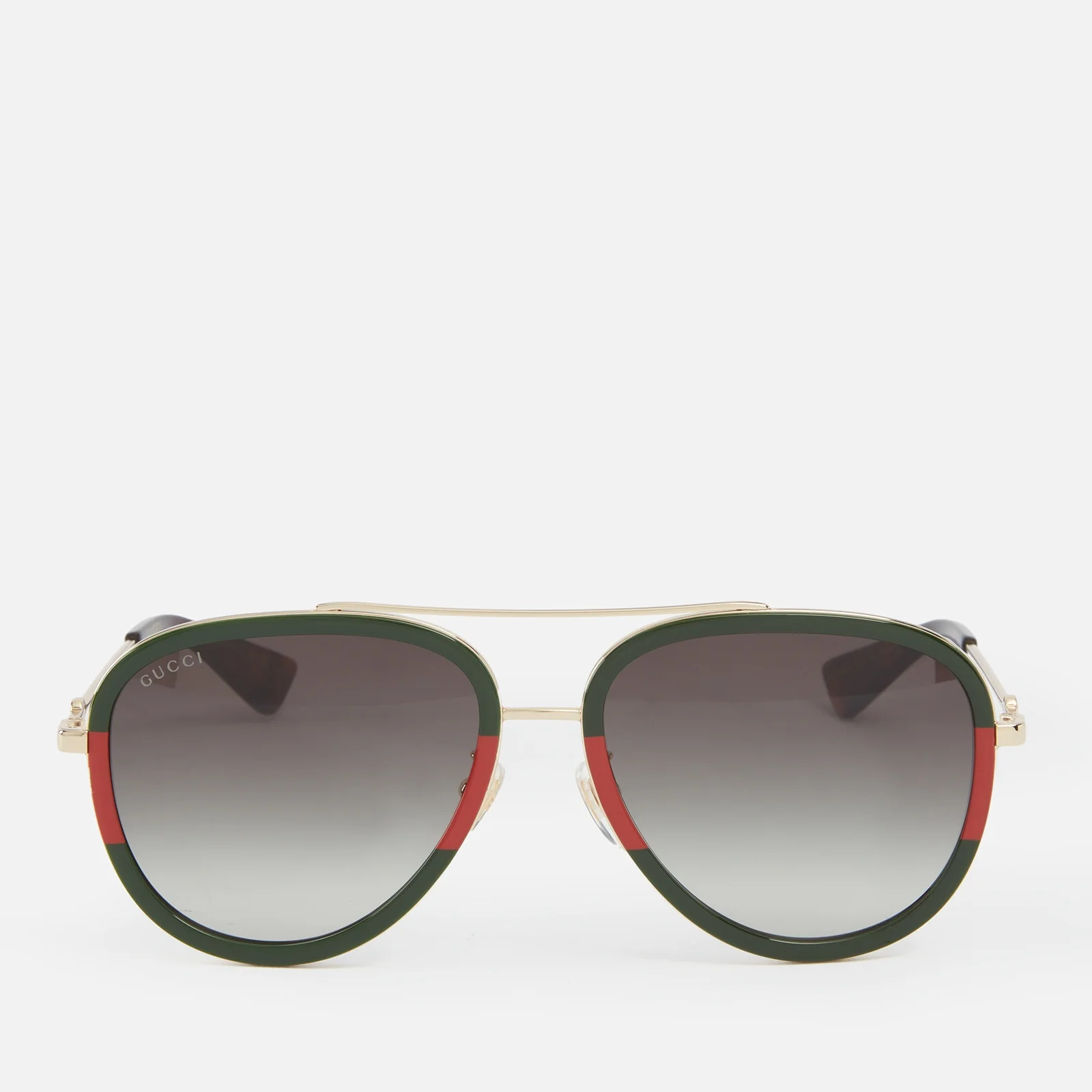 Gucci Metal Aviator-Style Sunglasses Image 1