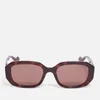 Gucci Acetate Rectangular-Frame Sunglasses - Image 1