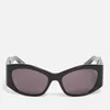 Balenciaga Paper Acetate Square-Frame Sunglasses - Image 1