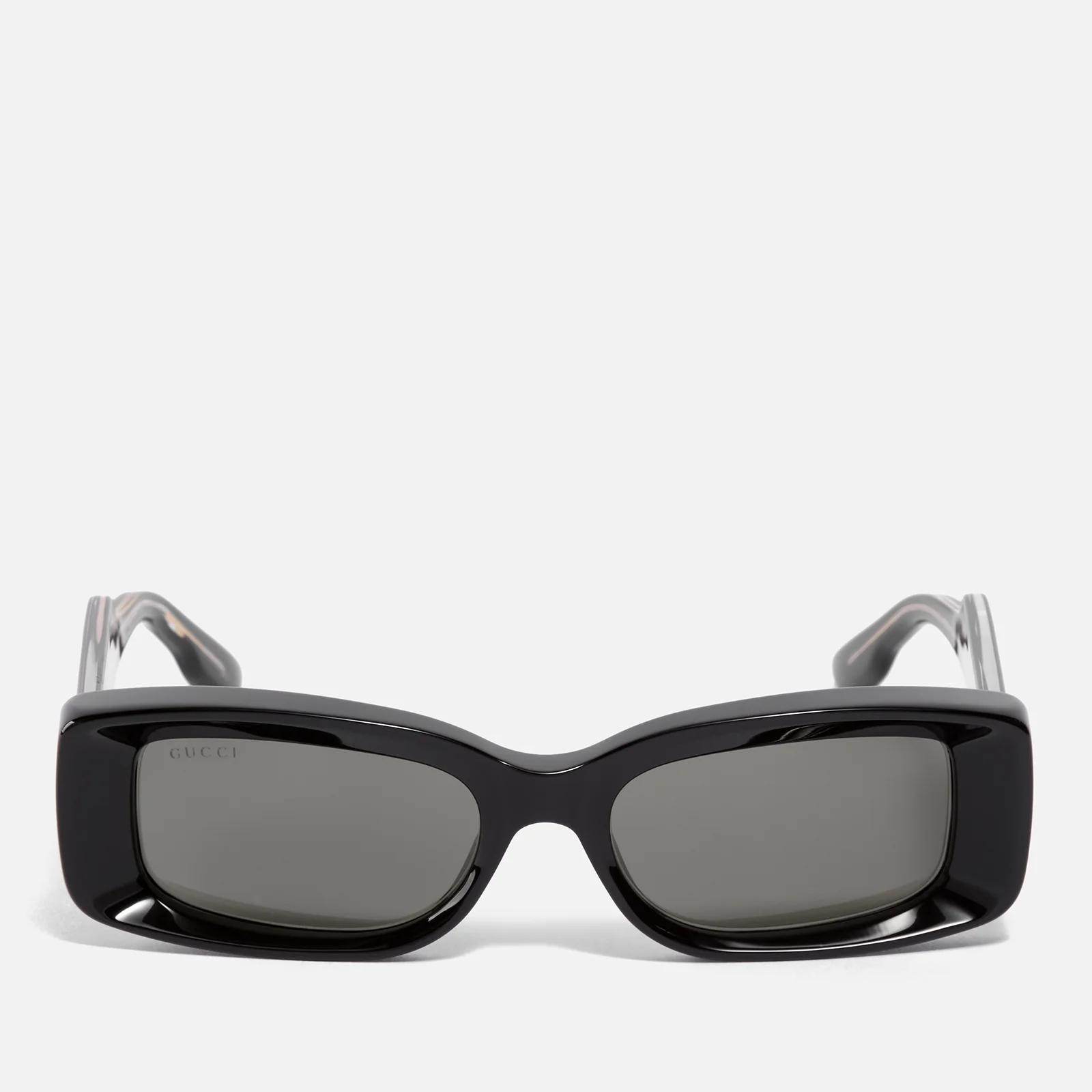 Gucci Acetate Rectangular-Frame Sunglasses Image 1
