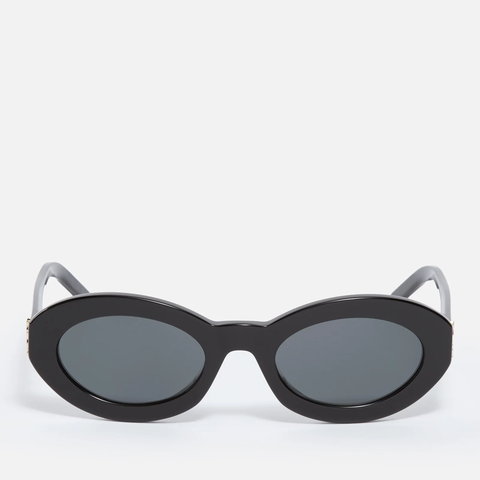 Saint Laurent Monogram Acetate Oval Sunglasses Image 1