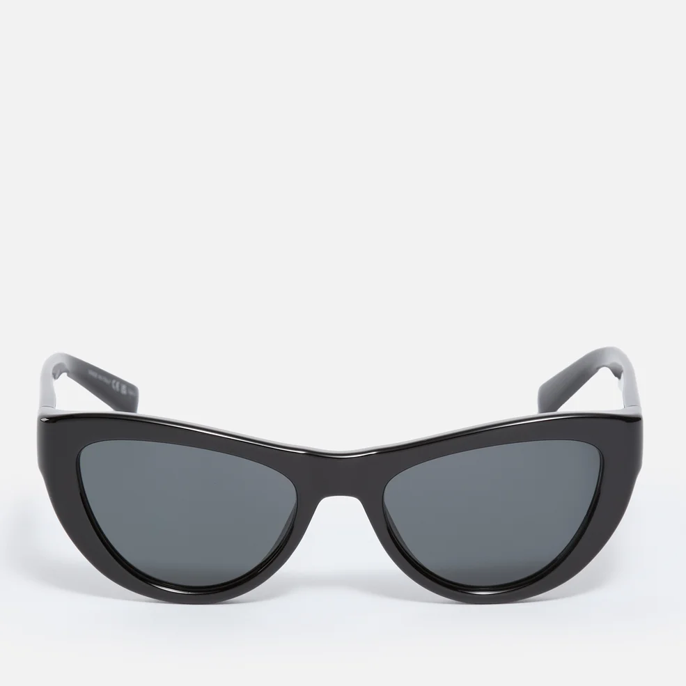 Saint Laurent Script Acetate Cat-Eye Sunglasses Image 1